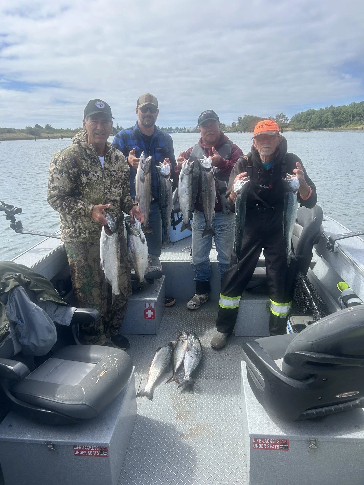 Large sturgeon caught on a guided Lower Columbia River trip